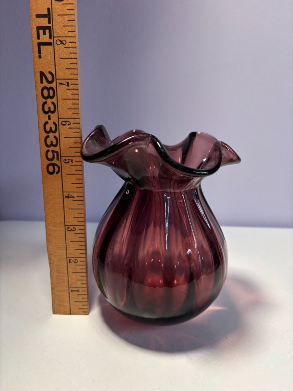 Vintage Amethyst Vase #10 - Picture 3 of 3